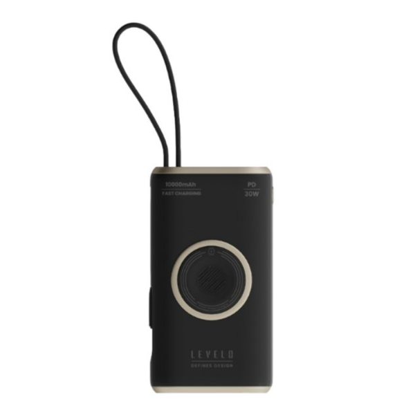Levelo Roma 10000mAh Power Bank With Integrated Cable & Apple Watch Charger