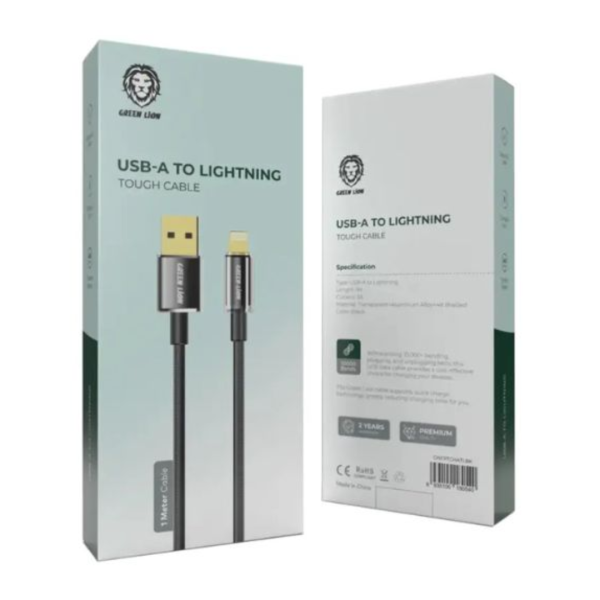 Green Lion USB-A To Lightning Tough Cable