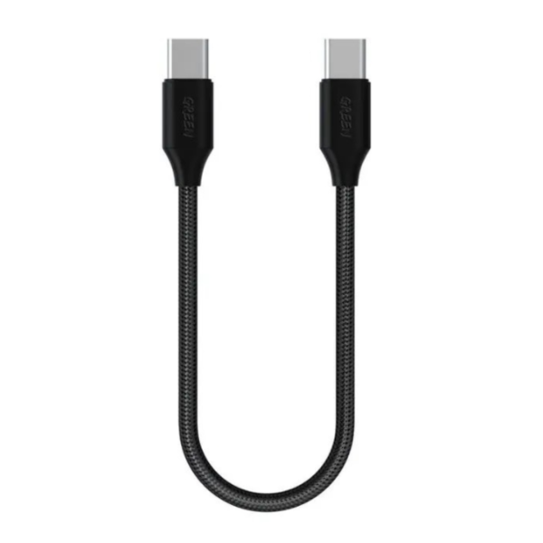 Green Lion Braided Type-C to Type-C Cable 30cm 60W
