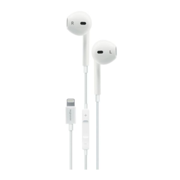 Porodo Soundtec Stereo Earphones with Lightning Connector